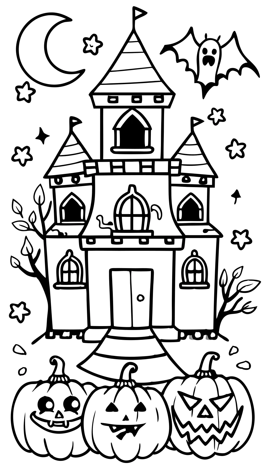 halloween coloring page pdf